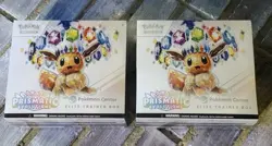 🔥 TWO Pokemon Center Prismatic Evolutions Elite Trainer Boxes ETB SEALED 🔥 - Image 1