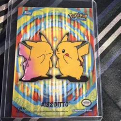 Pokemon Topps 2000 TV Animation Series 2 Stick-Ons #132 Ditto 5 of 10 (LP) - Image 1