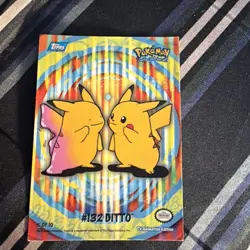 Pokemon Topps 2000 TV Animation Series 2 Stick-Ons #132 Ditto 5 of 10 (LP) - Image 2