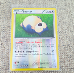 Pokemon Snorlax 58/83 Generations Reverse Holo Rare Basic 130HP ENG 2016 - Image 1