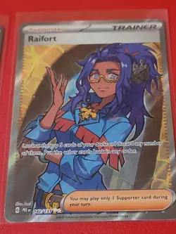 Lot Of 6 Assorted Pokemon Full Art Trainer Cards - Image 4