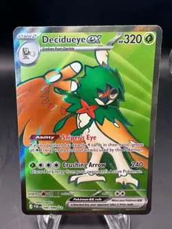 Pokemon Decidueye ex 100/088 Perfect Order NM - Image 1