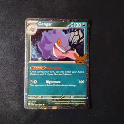 Gengar (Cosmos Holo) 057/091 2024 Trick or Trade NM Pokemon TCG - Image 1
