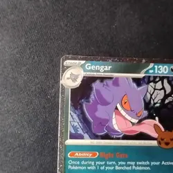 Gengar (Cosmos Holo) 057/091 2024 Trick or Trade NM Pokemon TCG - Image 2
