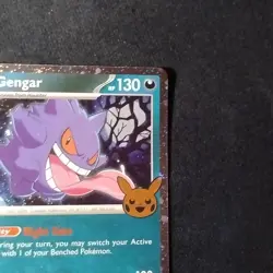 Gengar (Cosmos Holo) 057/091 2024 Trick or Trade NM Pokemon TCG - Image 3