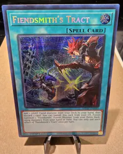 Yugioh Fiendsmith's Tract MP25-EN093 Prismatic Secret Rare 1st Ed Near Mint - Image 1