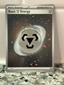 Pokemon TCG 151 Basic Metal Energy - Cosmos Holo SVE 008 Pack Fresh - NM - Image 3