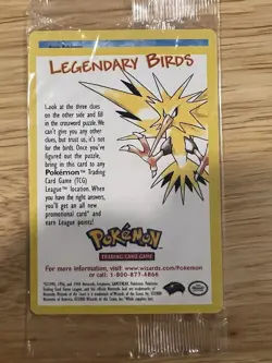 POKEMON SEALED ALL 3 Movie Promo Legendary Birds Moltres Articuno Zapdos WOTC - Image 2