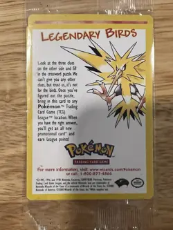 POKEMON SEALED ALL 3 Movie Promo Legendary Birds Moltres Articuno Zapdos WOTC - Image 3