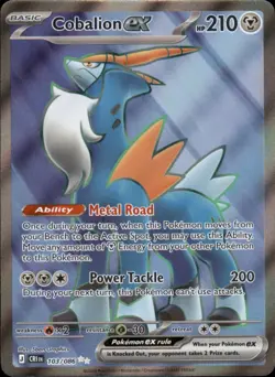 Cobalion ex 103/086 - Pokemon ME04: Chaos Rising - NM - Image 1