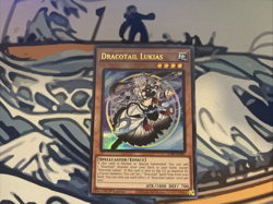 Yugioh Dracotail Lukias Ultra Rare JUSH-EN001 Near Mint - Image 1