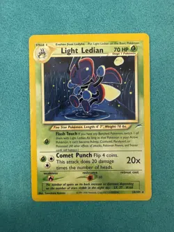Pokemon TCG Light Ledian 24/105 Neo Destiny Non-Holo Rare MP - Image 1