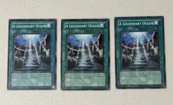 Yugioh TCG Retro Pack 2 Reprint A Legendary Ocean x3 - Image 1