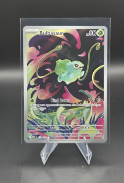 Pokemon TCG Bulbasaur Illustration Rare Full Art Holo ME01 133/132 80 HP EN - Image 1
