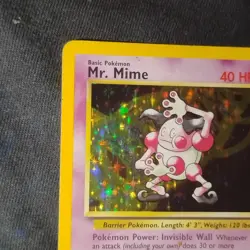 Mr. Mime 6/64 Jungle Unlimited Holo Rare Pokemon TCG NM - Image 2
