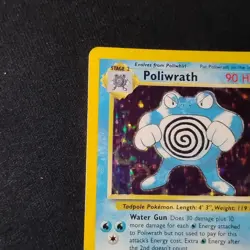 Poliwrath 013/102 Base Set Unlimited Holo Rare Pokemon TCG LP+ - Image 2