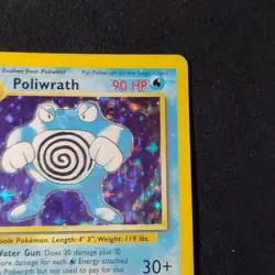Poliwrath 013/102 Base Set Unlimited Holo Rare Pokemon TCG LP+ - Image 3