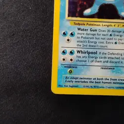 Poliwrath 013/102 Base Set Unlimited Holo Rare Pokemon TCG LP+ - Image 5