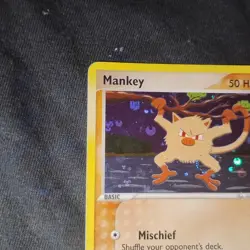 Mankey 38/112 FireRed & LeafGreen Reverse Holo Pokemon TCG NM - Image 2
