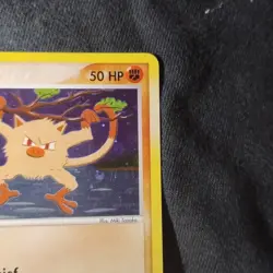 Mankey 38/112 FireRed & LeafGreen Reverse Holo Pokemon TCG NM - Image 3