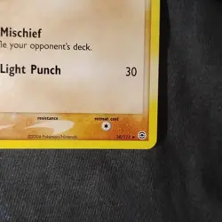 Mankey 38/112 FireRed & LeafGreen Reverse Holo Pokemon TCG NM - Image 4