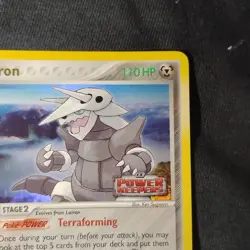 Aggron 1/108 Power Keepers Reverse Holo Stamped Pokemon TCG LP+ - Image 3