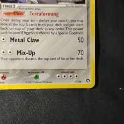 Aggron 1/108 Power Keepers Reverse Holo Stamped Pokemon TCG LP+ - Image 4