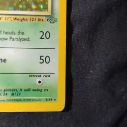 Pinsir 9/64 Jungle Unlimited Holo Rare Pokemon TCG LP+ - Image 4