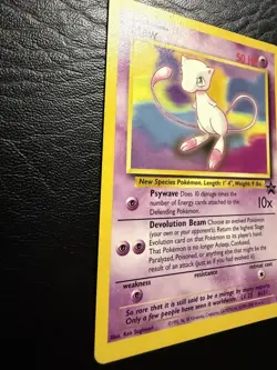1999 Pokemon TCG - WOTC Black Star Promo - Mew #8 - LP Base Set - Image 2