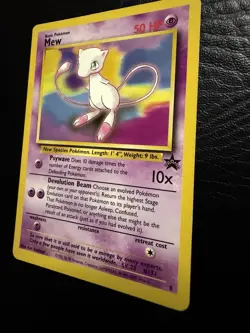 1999 Pokemon TCG - WOTC Black Star Promo - Mew #8 - LP Base Set - Image 3