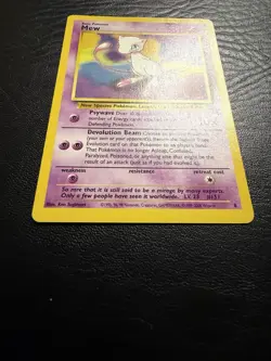1999 Pokemon TCG - WOTC Black Star Promo - Mew #8 - LP Base Set - Image 4