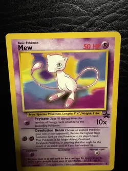 1999 Pokemon TCG - WOTC Black Star Promo - Mew #8 - LP Base Set - Image 5