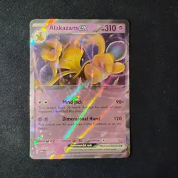 Alakazam ex 050 Sv: Scarlet & Violet Black Star Promo NM Pokemon TCG - Image 1