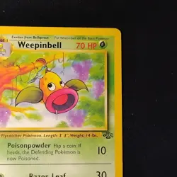 Weepinbell 48/64 Jungle 1st Edition Uncommon Pokemon TCG NM - Image 3