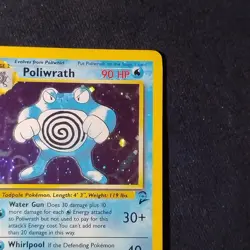 Poliwrath 015/130 Base Set 2 Holo Rare Pokemon TCG NM - Image 3