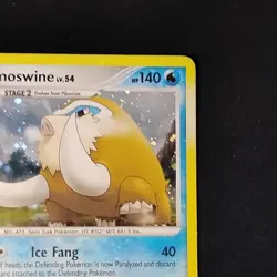 Pokemon TCG Mamoswine 9/146 Legends Awakened Holo Rare LP+ - Image 3