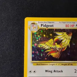 Pidgeot 08/64 Jungle Unlimited Holo Rare Pokemon TCG NM - Image 2
