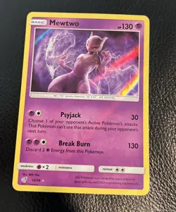 Mewtwo 12/18 Holo LP - Detective Pikachu 2019 - Pokemon TCG - Image 1