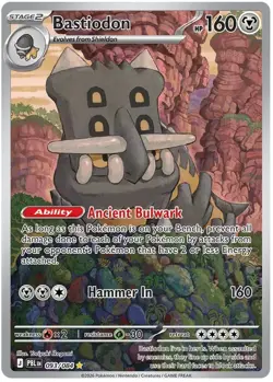 Bastiodon 093/084 Illustration Rare Holo Pitch Black - Image 1