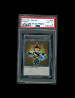 2015 Yu-Gi-Oh! YUGI HOLO TOKEN Limited Edition! PSA 8 NM-Mint Graded! LOW POP - Image 1