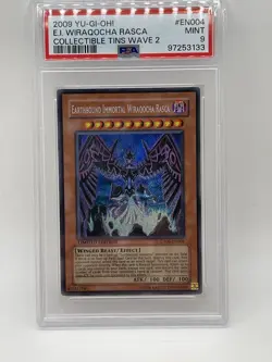 Earthbound Immortal Wiraqocha Rasca PSA 9 MINT CT06-EN004 Secret Rare Yugioh - Image 2