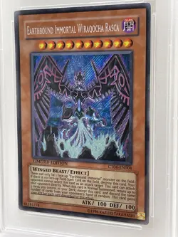 Earthbound Immortal Wiraqocha Rasca PSA 9 MINT CT06-EN004 Secret Rare Yugioh - Image 3