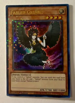 Yugioh Fabled Grimro HAC1-EN125 Duel Terminal Ultra Rare 1st Ed NM - Image 1