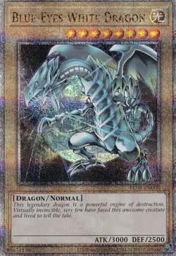 Yu-Gi-Oh! TCG Blue-Eyes White Dragon KC01-EN000 Quarter Century Secret Rare - Image 1