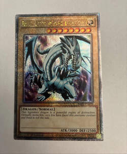 Yu-Gi-Oh! TCG Blue-Eyes White Dragon RA03-EN079 Quarter Century Secret Rare - Image 1