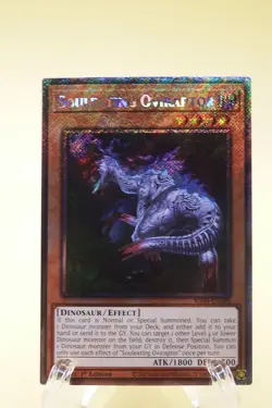Yugioh! - Souleating Oviraptor (Platinum Secret Rare) RA04-EN288 NM 1st ed. - Image 1