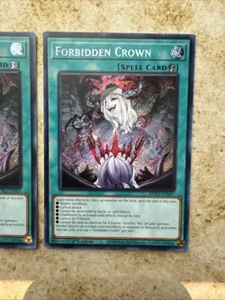 3x Forbidden Crown 1ST EDITION SECRET RARE BRPO-EN067 YUGIOH! - Image 2