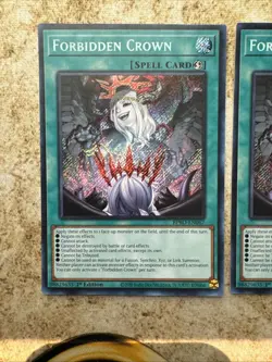 3x Forbidden Crown 1ST EDITION SECRET RARE BRPO-EN067 YUGIOH! - Image 4