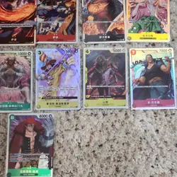 Bandai One Piece Card Game Chinese 19-Card Foil/SR BULK Lot - Image 5