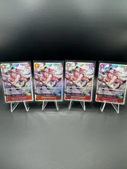 One Piece - 4x Playset Edward.Newgate OP16-003 Super Rare The Time of Battle NM - Image 1